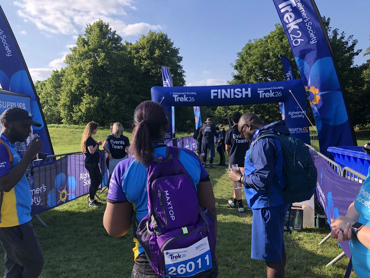 What a glorious day helping out at @alzheimerssoc first #trek26 of the year. Had a great time hearing about the motivations of participants and my fellow volunteers - from undertaking research into #dementiapathways to a recent family diagnosis.