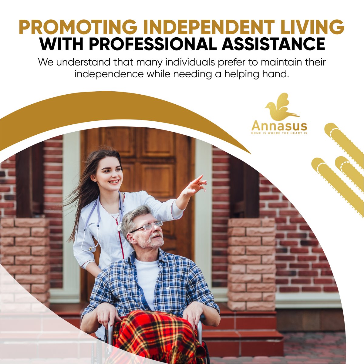 '🌻💪 We understand that many individuals prefer to maintain their independence while needing a helping hand. Our services focus on providing assistance with daily activities like bathing, dressing.

#IndependentLiving #AssistanceServices #QualityOfLife #annasus #homehealthcare