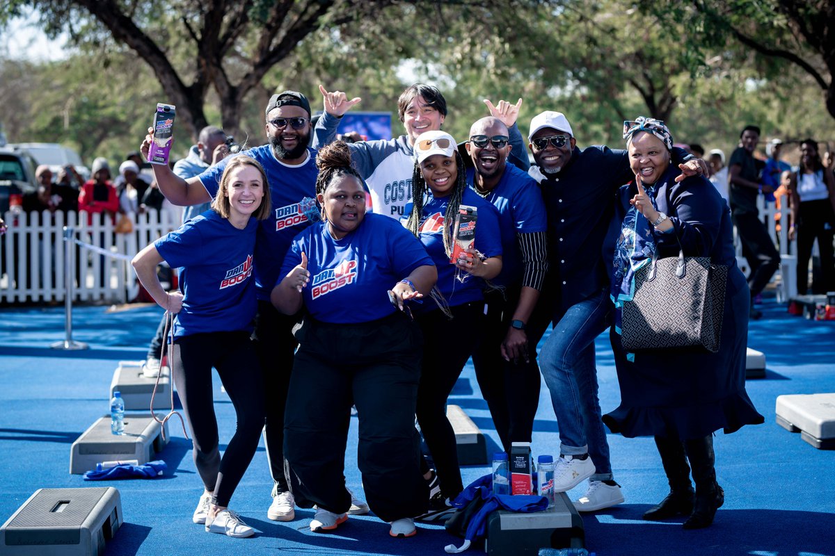 M_SportsSA's tweet photo. BIG MOOD: What a super ENERGISED day at the #DanUpBoost camp with @BontleModiselle @clementmaosa @AmLukhanyo @SowetosFinestSA and our media partners.
Here's a glimpse of what went down.
#DanUpBoost
#DanUpSA https://t.co/P7jv3LfNfb