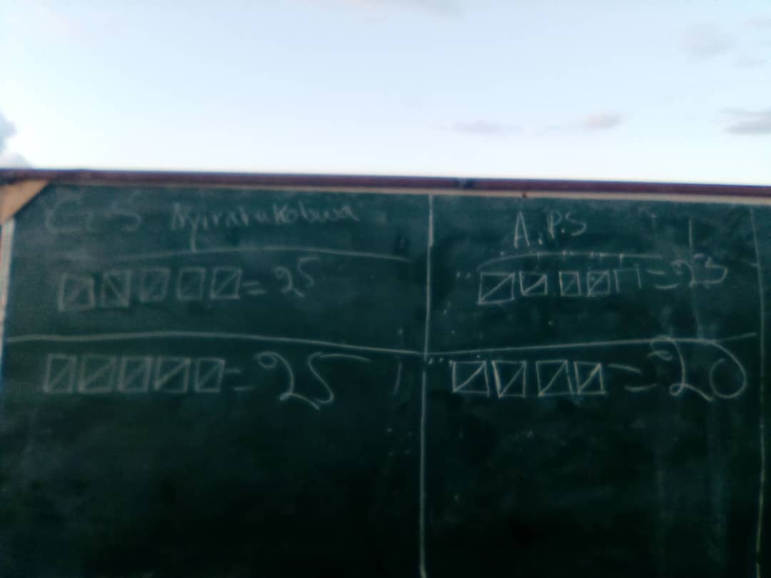 GSNyirarukobwa's tweet photo. Nyuma yo gutsinda GS Amizero/RUHANGO na APS NGOMA twishimiye cyane impano abana bacu U13 bafite muri volleyball 🏐🏐ni inshingano zacu gukomeza kuzizamura @NtaramaBugesera  @BugeseraDistr Ubu turi Final ejo ni 🏆🏆 https://t.co/JTAsTUbe1J