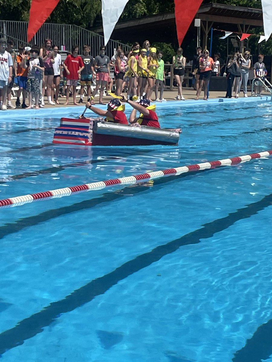 CFMSdiscenzaPal's tweet photo. What a fantastic Regatta! Stem skills, philanthropy, authentic/experiential learning! And the teacher boat FINALLY survived! $19,077 raised by 7th graders and with help from our sponsors! Another well built in the Sudan! #cfwritethestory #teamsoar https://t.co/C9YnZMnZ6z