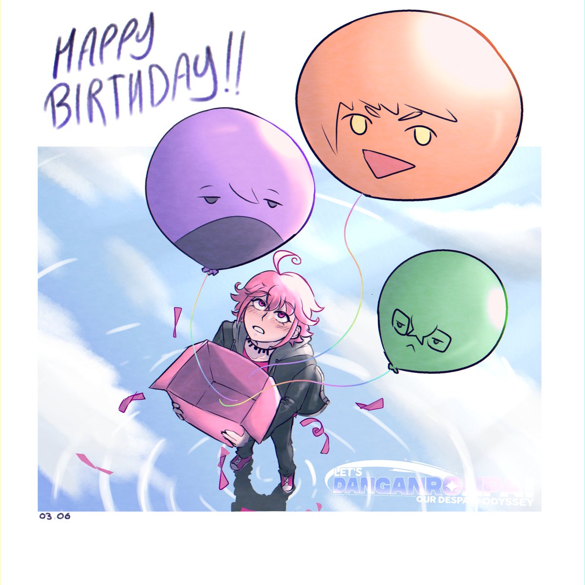 Happy birthday, Kozaki!

"Birthdays for me are...really bittersweet lately. But, thank you for wanting to do something nice for me today. I appreciate it, really. And this gift...huh?"

Artwork by <a href="/Cuckaracha_/">Reo baby yeah!😈🦦 (C0MMs 0pen)</a> 

#fanganronpa