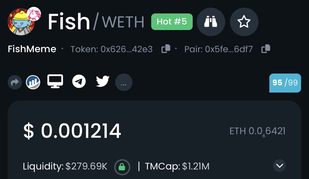 HBAcrypto's tweet photo. It has come to my attention a shit coin using @fishyfamNFT branding and art has been released and is trending.

We have zero affiliation with $fish &amp; @FishMemeFinance please be cautious! https://t.co/kKf6cZuaMc