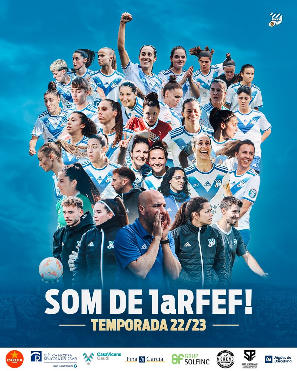 😍 FINAAAAAAAAAAAAAAL!!!

🔥 #CamídelSomni FINALITZAT. SOM EQUIP DE PRIMERA RFEF!!!

T'ESTIMOOOOOO EUROPAAAA 💙

#futbolcat #futfemcat #CamídelSomni #ViladeGràcia #SagradaFamília