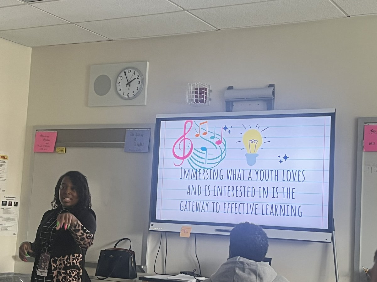 “Immersing what’s youth loves and is interested in is the gateway to effective learning.” - <a href="/DrSStanford1/">The_JuvenileForensicSLP</a> 👏🏼👏🏼👏🏼👏🏼👏🏼

#HipHopEd