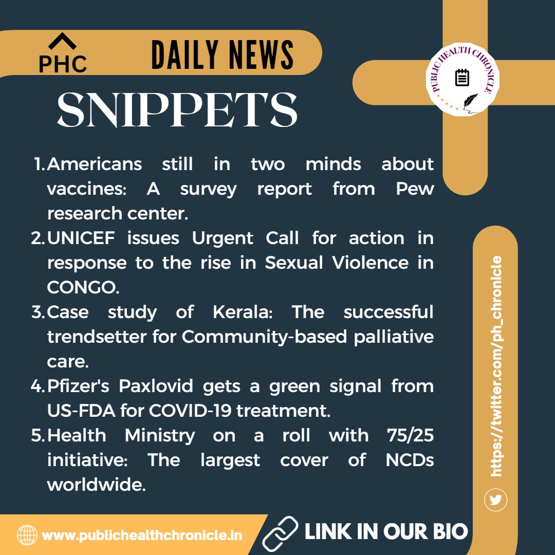 ph_chronicle's tweet photo. 📬Public Health News Snippets - June 02, 2023
https://t.co/XzyjRXoUXH
#publichealthcjronicle #teamPHC #stayupdated #dailynews #newsnippets https://t.co/8wlmOsNtsj
