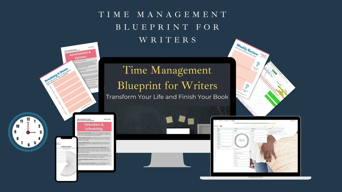 CreativeTeachi5's tweet photo. Feeling overwhelmed with your writing career and life? Gain essential tools for time management with this life-changing course for writers. Level up your productivity today! 📚⏰✍️ Learn more at https://t.co/JcqQAlVkcM #writingtools #toolsforwriters #writingtips https://t.co/ybKUmjbtgr