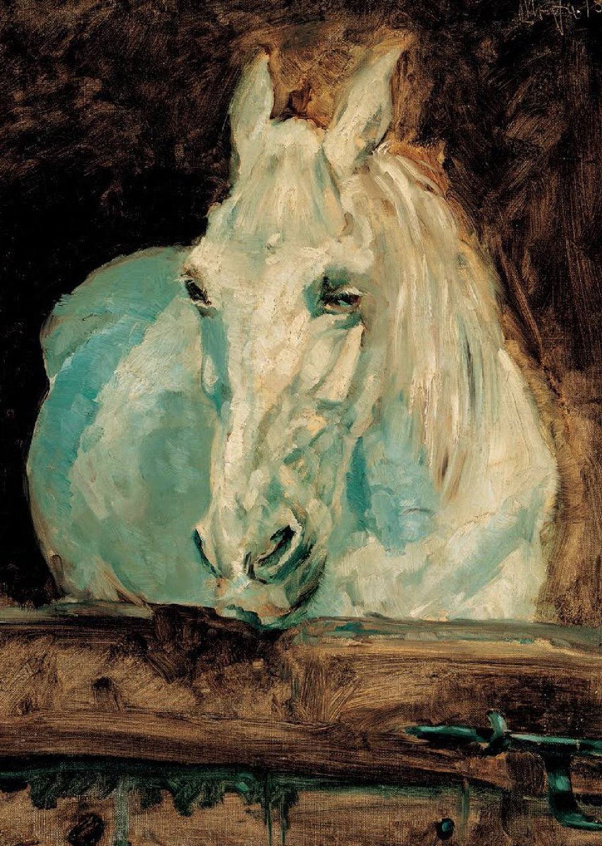 GoldenCIassic's tweet photo. The White Horse "Gazelle", 1881
-Henri Toulouse-Lautrec. https://t.co/aCTePktKV6