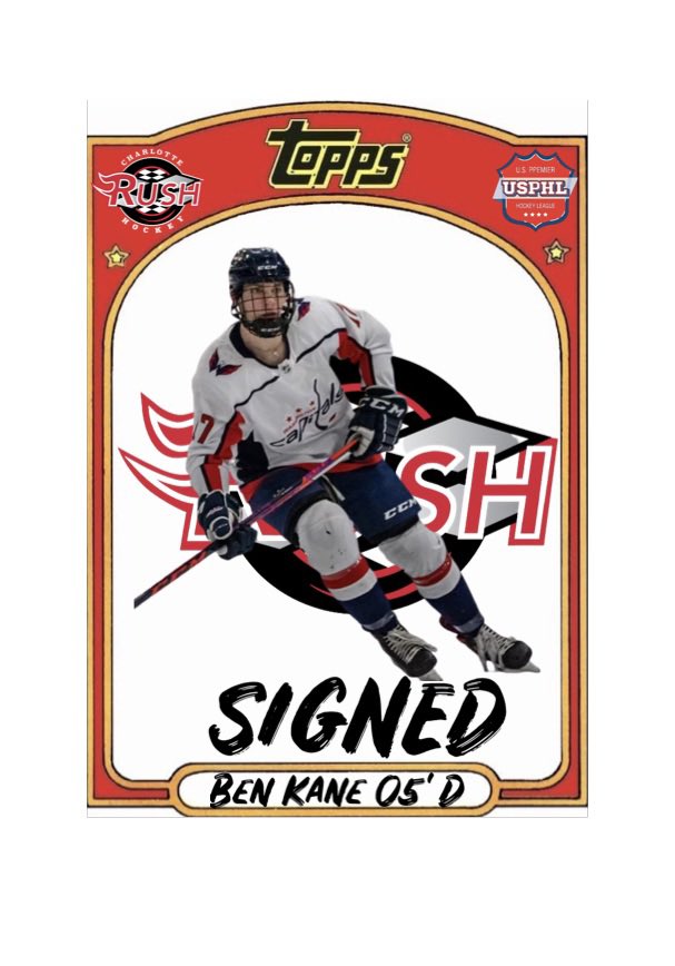 SIGNED!! The Rush are excited to announce the signing of 05’ Defenseman Ben Kane!! #RushReload #RAFL #UATW @The_DanKShow @USPHL