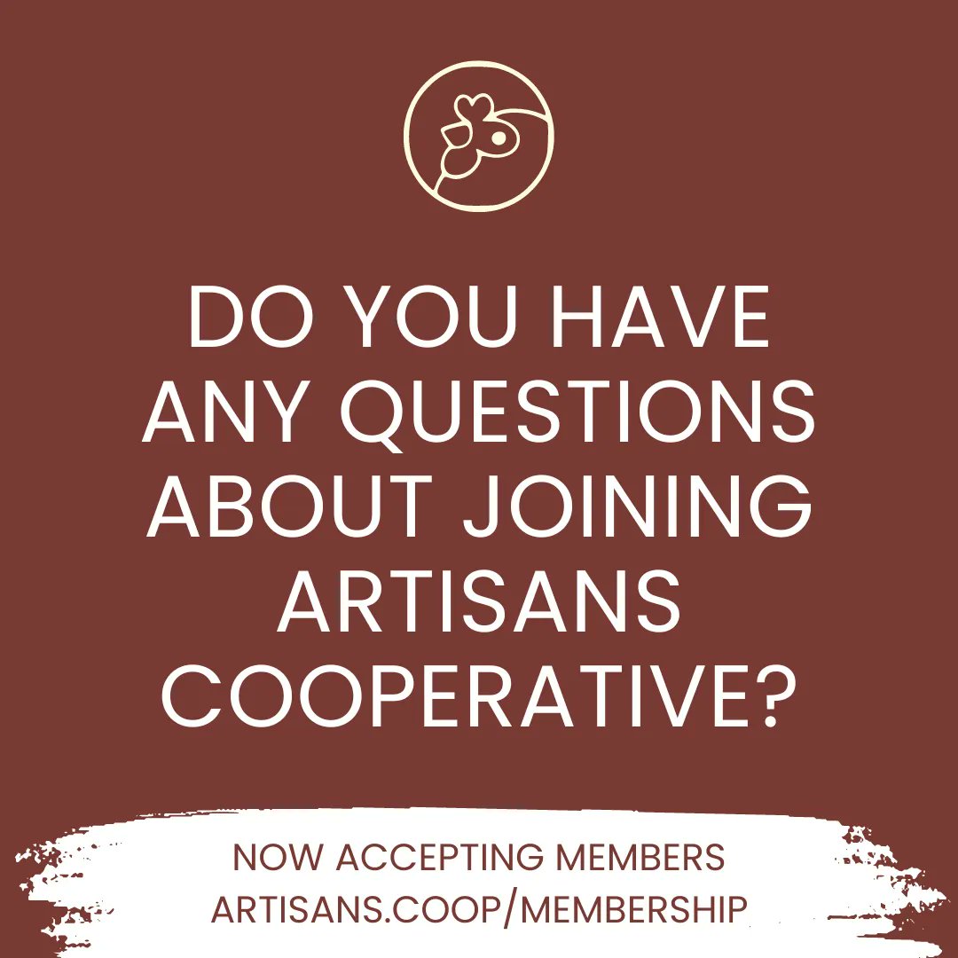 Do you have any questions about membership? We would love to answer them! 

Find out more about joining Artisans Cooperative here: buff.ly/3C6ShIW

#QandA #AskUs #Cooperatives #CommunityQuestions #JoinTheCoop