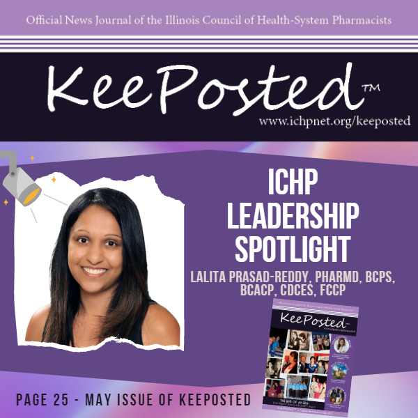 ichpnet's tweet photo. #ICHP Leadership Spotlight: Lalita Prasad-Reddy
Read about it in the latest issue of #KeePosted!
#Pharmacy #ILPharmacy https://t.co/CcXMXrrmW0 https://t.co/w52E0aF7Mo