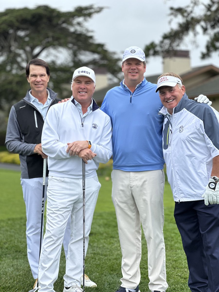 Another magical time at The Coach’s Classic at Peeble Beach! My partners carried me in golf and Milo’s magic on the fiddle made the song! As RC Slocum once told me, Make the Pennies of your life Special! Thank you my friends! Gary