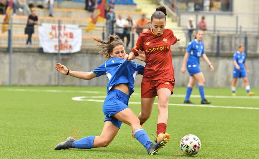 Quarti Scudetto Under 15: la San Marino Academy cede 2 - 1 alla forza della Roma nella gara di andata #calciodonne #under15 #giallorosse #SanMarinoAcademy #Titane tinyurl.com/2edoapyr