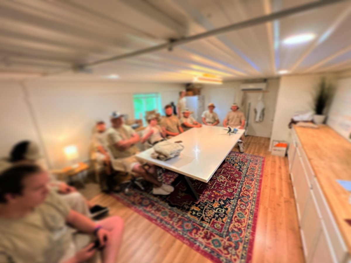 nickslavik's tweet photo. Refresh safety training and exterior/deck restoration SOP training for our amazing group of seasonal Craftspeople! We have an awesome group of high school, students, college students and teachers that return every year.
#apprenticeship #dhb #decenthumanbeing #trades https://t.co/f3LaAxDwer