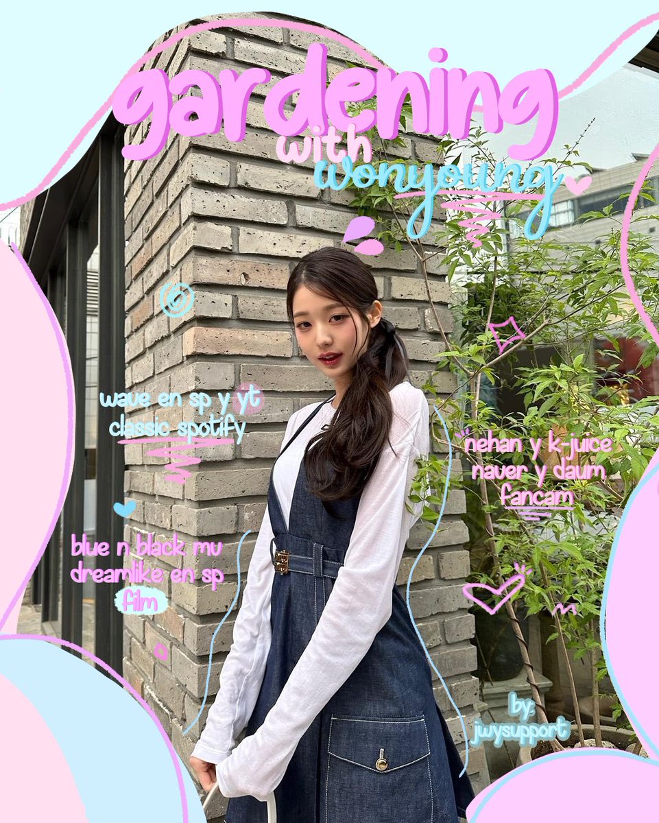 jwysupport's tweet photo. • gardening with wonyoung ♥︎

— les traigo esta dinámica para aumentar el br de wonyoung, abajo indicaciones <3

아이브 장원영 #JANGWONYOUNG #장원영 #아이브장원영 @IVE_twt @IVEstarship @IVEstarship_JP https://t.co/DgBycS8xW6