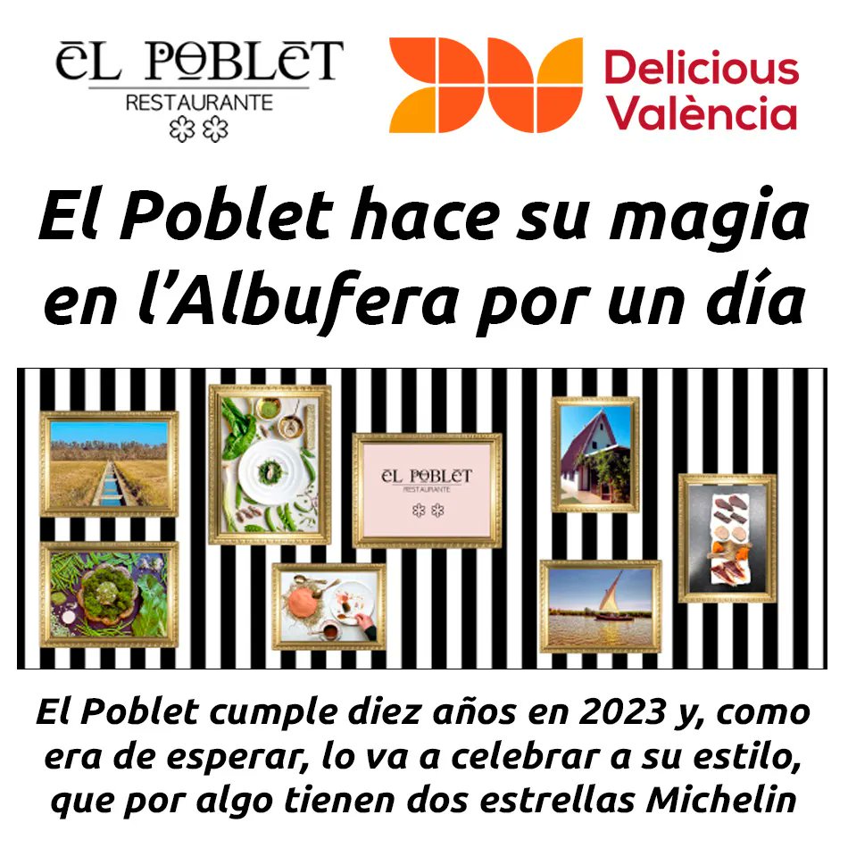 hosteleriaenvlc's tweet photo. EL POBLET HACE SU MAGIA EN L’ALBUFERA POR UN DÍA

https://t.co/ycHt0oyX4q

@Valenciaturismo #ElPobletRestaurante #LuisValls #QiqueDacosta #deliciousvalencia #turismovalencia #HosteleriaEnValencia #CocinaValenciana #BarracaDeAlcati #AltaCocina #EstrellasMichelin #LaAlbufera https://t.co/afLVNc4Tq7