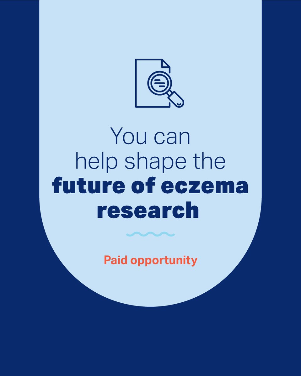 We are establishing a Patient and Caregiver Research Advisory Council (PC-RAC) to guide and inform our research efforts. 🔬 📋 🔎 

This is a 💸 paid opportunity 💸 and we need your help! 

Complete this application to get involved: surveymonkey.com/r/3G9Z93M

#GetEczemaWise #eczema