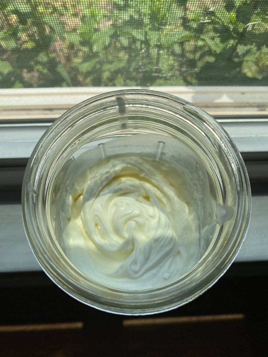 MomoplushVT's tweet photo. I thought 2023 was going to enter my villain era, but in reality I entered lesbian cottage core life. Behold, homemade crème fraiche, salted butter and harvested rosemary/mint combo! #cotagecore #homemadefoods https://t.co/74YGRgIzMV