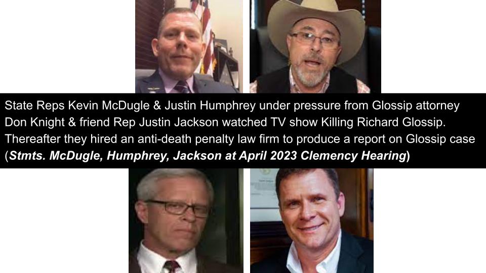 greyrobedsr's tweet photo. .@obrienlann .@RobertaGlassPod .@robbchadwick .@IamSean90 A.G. #gentnerdrummond #glossip report NOT independent. #justice4barry https://t.co/06hicRQPCj