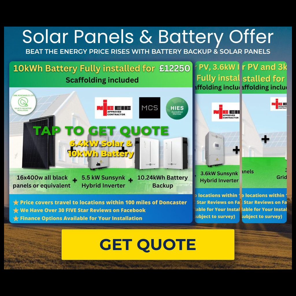🌞🔋 𝗖𝘂𝘁 𝘆𝗼𝘂𝗿 𝗲𝗻𝗲𝗿𝗴𝘆 𝗯𝗶𝗹𝗹𝘀 and 𝗿𝗲𝗱𝘂𝗰𝗲 your 𝗰𝗮𝗿𝗯𝗼𝗻 𝗳𝗼𝗼𝘁𝗽𝗿𝗶𝗻𝘁 with 𝘀𝗼𝗹𝗮𝗿 𝗣𝗩 𝗮𝗻𝗱 𝗯𝗮𝘁𝘁𝗲𝗿𝘆 𝗯𝗮𝗰𝗸𝘂𝗽! 
Contact us today to get started: 
rfr.bz/t5s67em

#SolarPV #BatteryBackup #RenewableEnergy