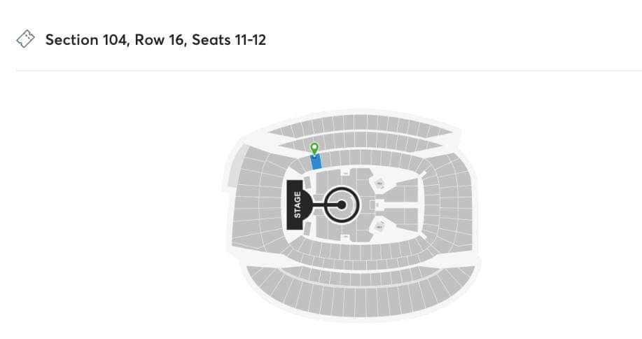 crwrite's tweet photo. Two tickets to see @Beyonce at #soldierfield!! Don't wait. Great seats. 

Sunday, July 23, at 7 p.m. Great seats. Sec 104, Row 16, Seat 11-12

$1200 for both. Seat map below.

Message me if you're interested. #beyoncetickets https://t.co/5nLVu1rtGw