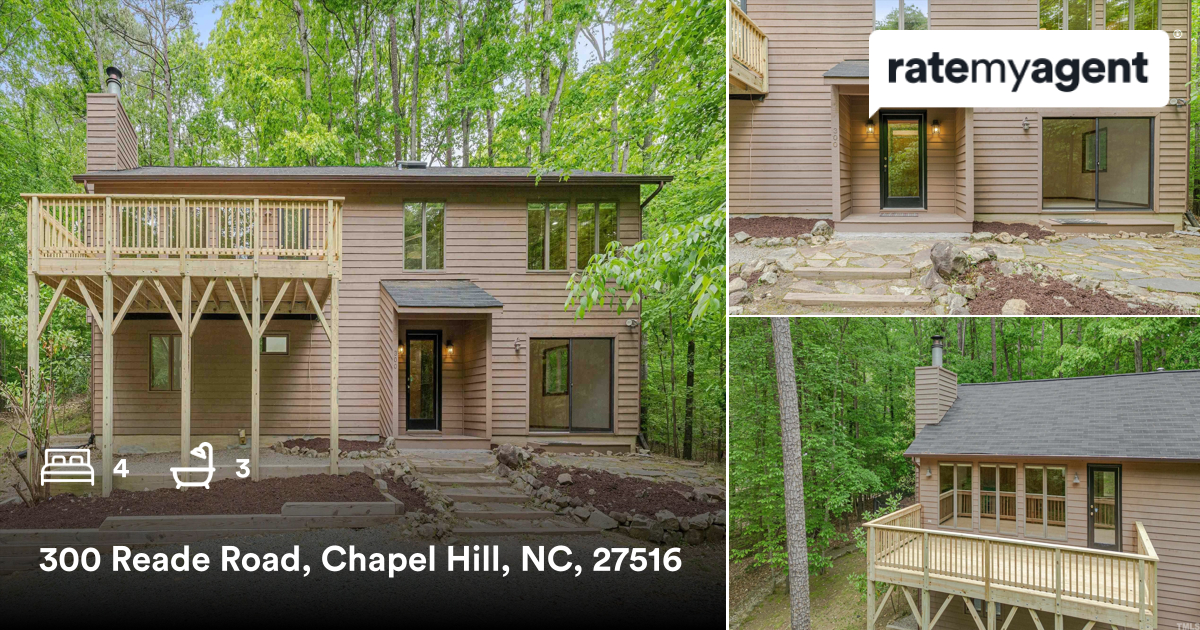 Jbakst's tweet photo. 🛌 4 🛀 3
📍 300 Reade Road, Chapel Hill, NC, 27516

My latest sale on RateMyAgent.
 187331
https://t.co/CaKerx2iw1

...
#ratemyagent #realestate https://t.co/QETxBiPd51