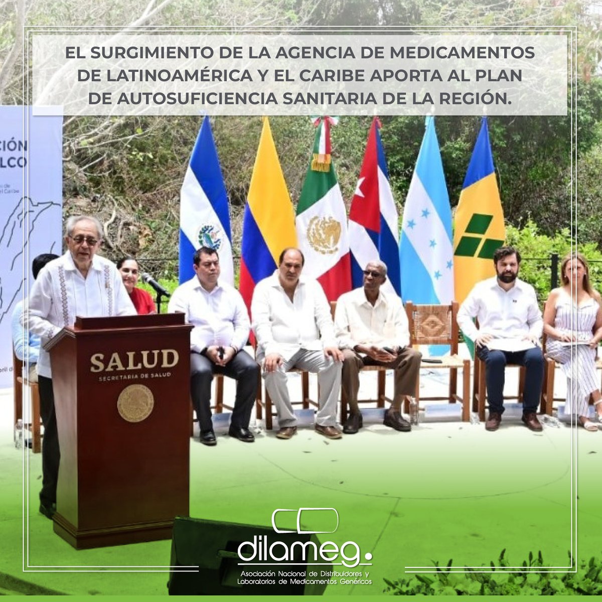 dilameg's tweet photo. 🇨🇴, 🇨🇺 y 🇲🇽 trabajan para la creación de la Agencia de Medicamentos de Latinoamérica y el Caribe #AMLAC. Esto busca fortalecer las capacidades sanitarias de la región, así como apoyar el proceso de autorización de medicamentos y vacunas en emergencias sanitarias. https://t.co/yfCdOLlDWK