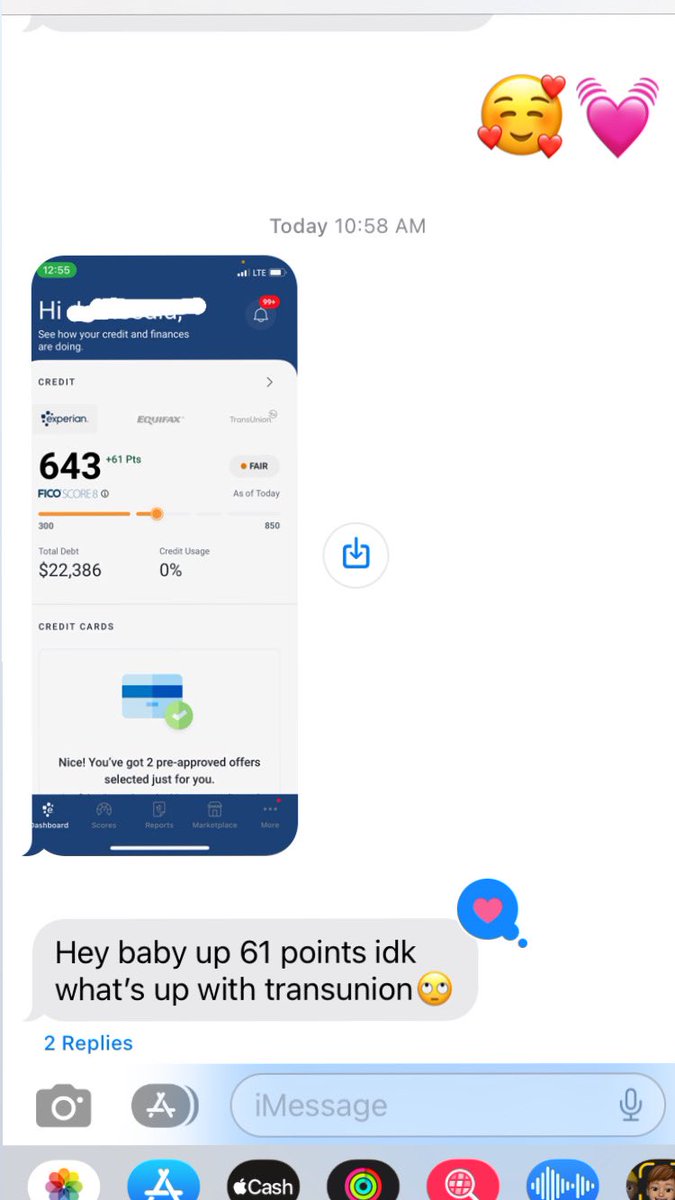 I think I submitted her disputes 4/5 days ago maybe..

Still waiting on a few more updates & once my girl hit that 680+ mark we going through my funding sequence w/Banks that pull Experian first..

Transunion & Equifax next.