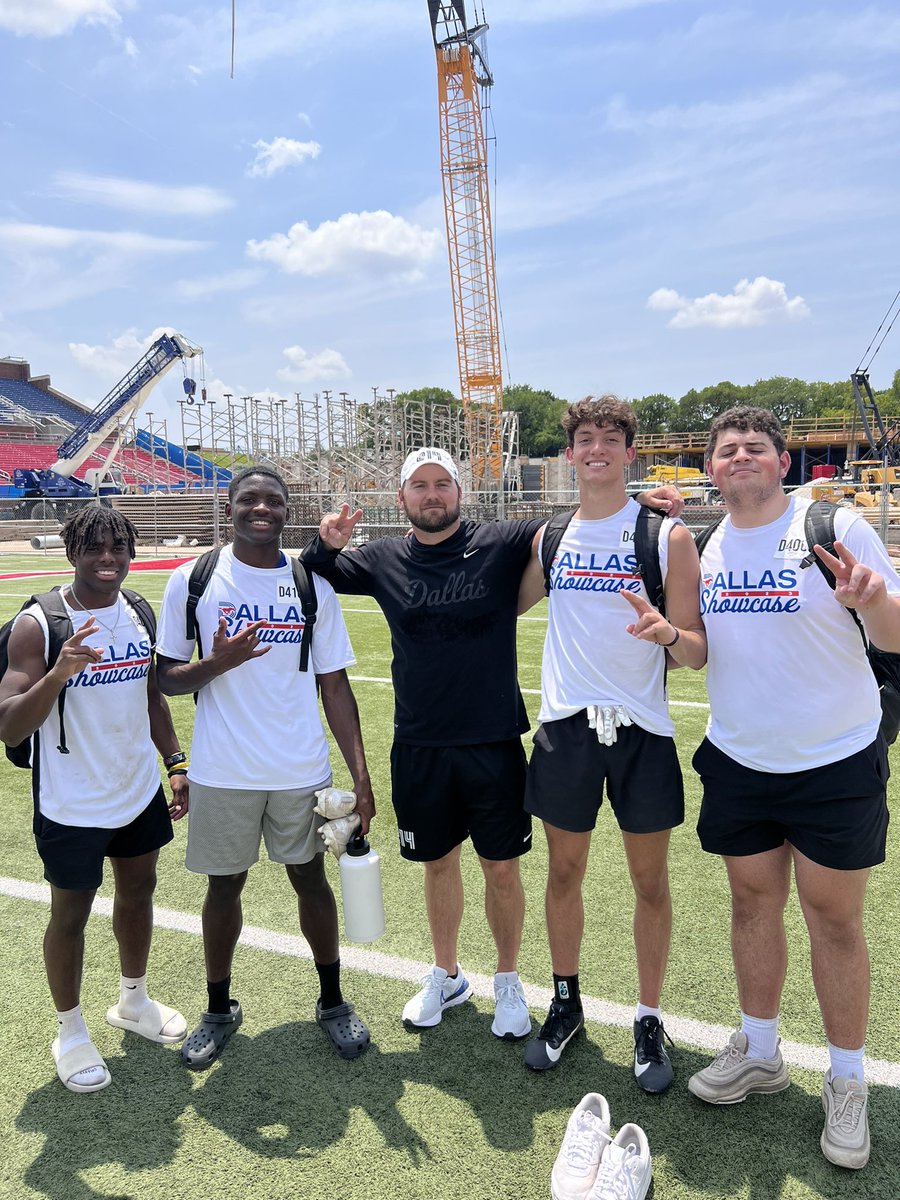Incredible experience today at <a href="/SMUFB/">SMU Football</a> camp! <a href="/RecruitVandyFB/">Vandegrift HS Football Recruiting 🐍</a>