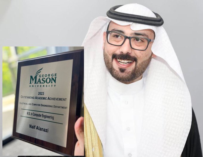 نبارك لابن العم /

نايف سليمان داثان الدهمشي 

بمناسبة حصوله على الماجستير بمرتبة الشرف في تخصص (هندسة الحاسب) من جامعة جورج ميسن في فيرجينيا ..

#الجميشات

الف الف مبروك ونتمنى له التوفيق🌹