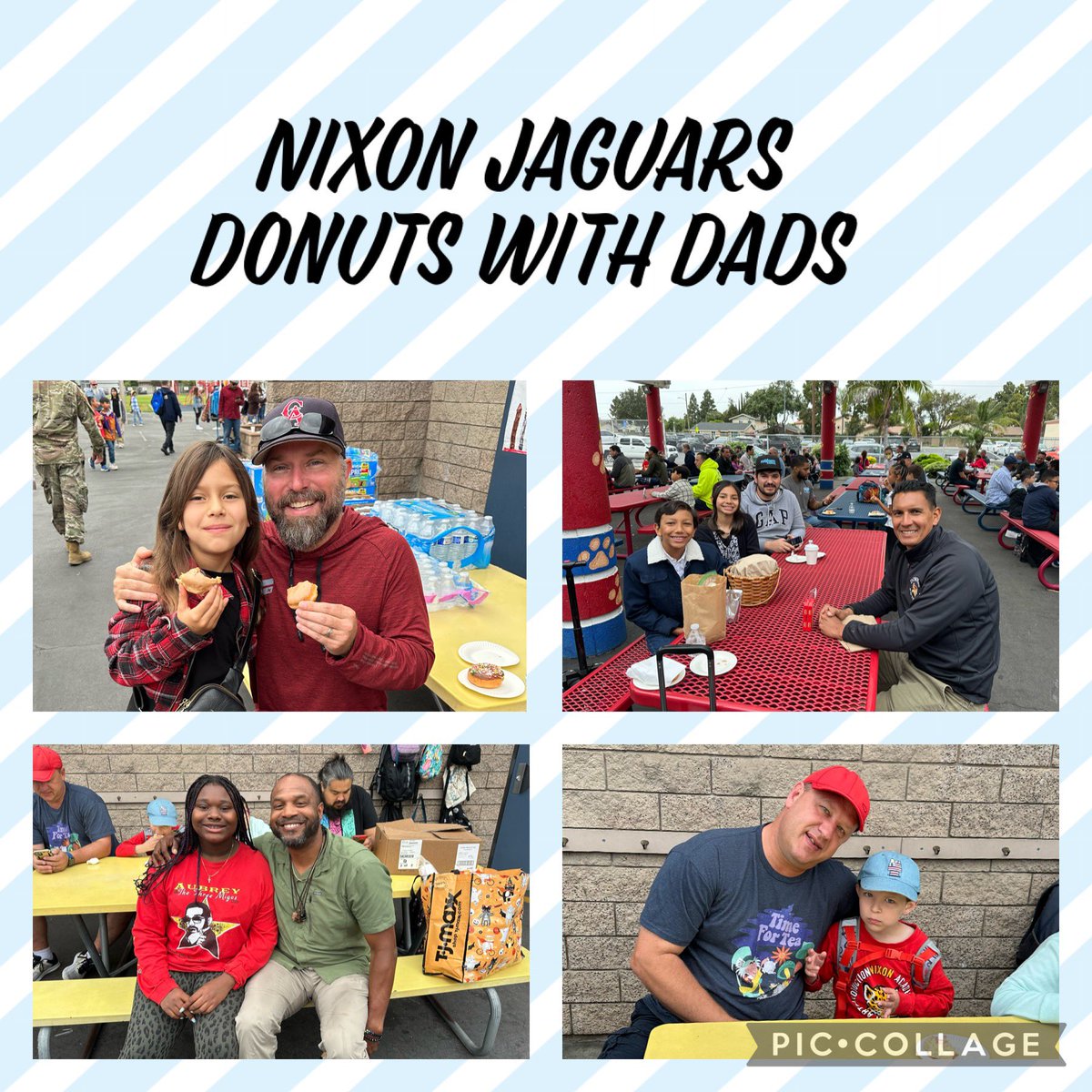 NixonAcademy's tweet photo. Donuts with Dad was a a great success! 🍩👨🏻👴🏻Thank you to our PTA moms for putting all of this together. Happy Father’s Day to all of our dad and father figures. 🥰 https://t.co/Yli7BIouat