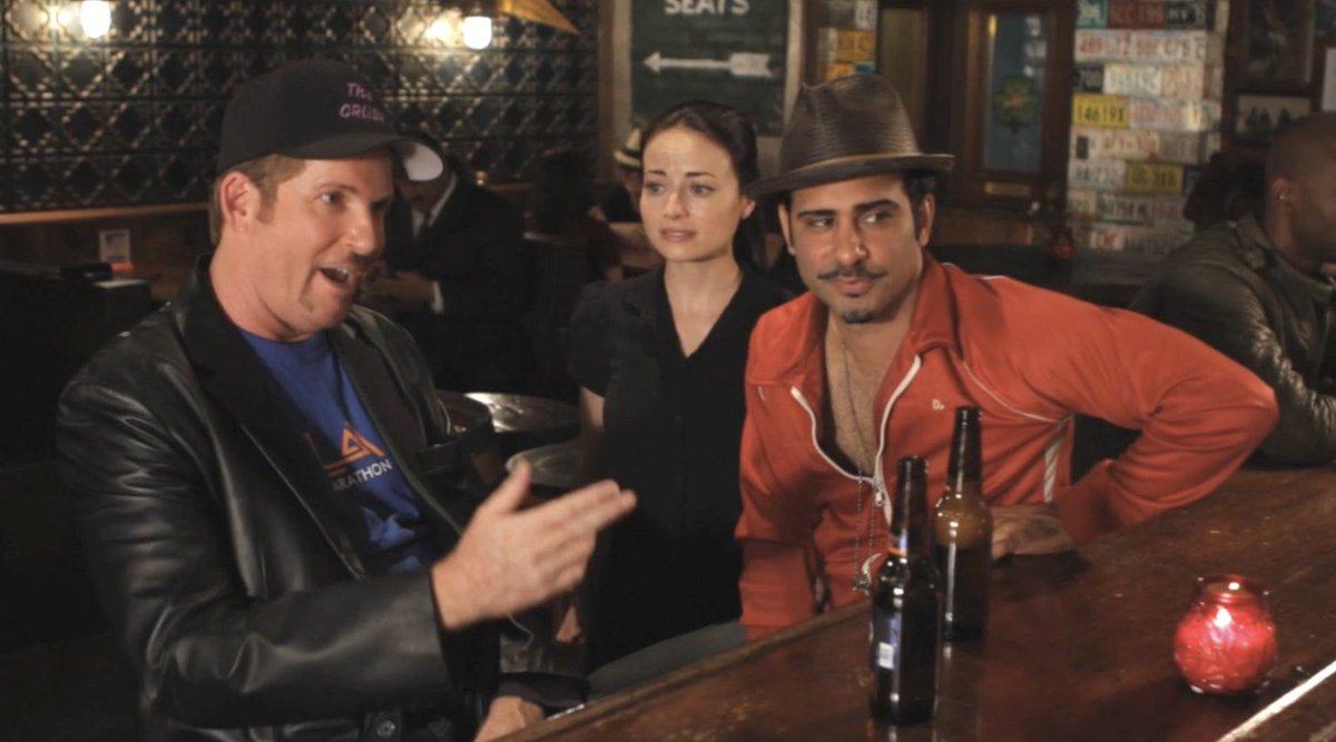 MeisnerActor's tweet photo. That time I was a wanna be filmmaker who was better at doing Happy Hour and 2-4-1 chicken wings, in #TheRegulars written/directed by #AriDavis. With #TommyTaretta #KimArgetsinger #TracilynJones #AnthonyDilio #StephanieMathis https://t.co/9OTxG30lPW