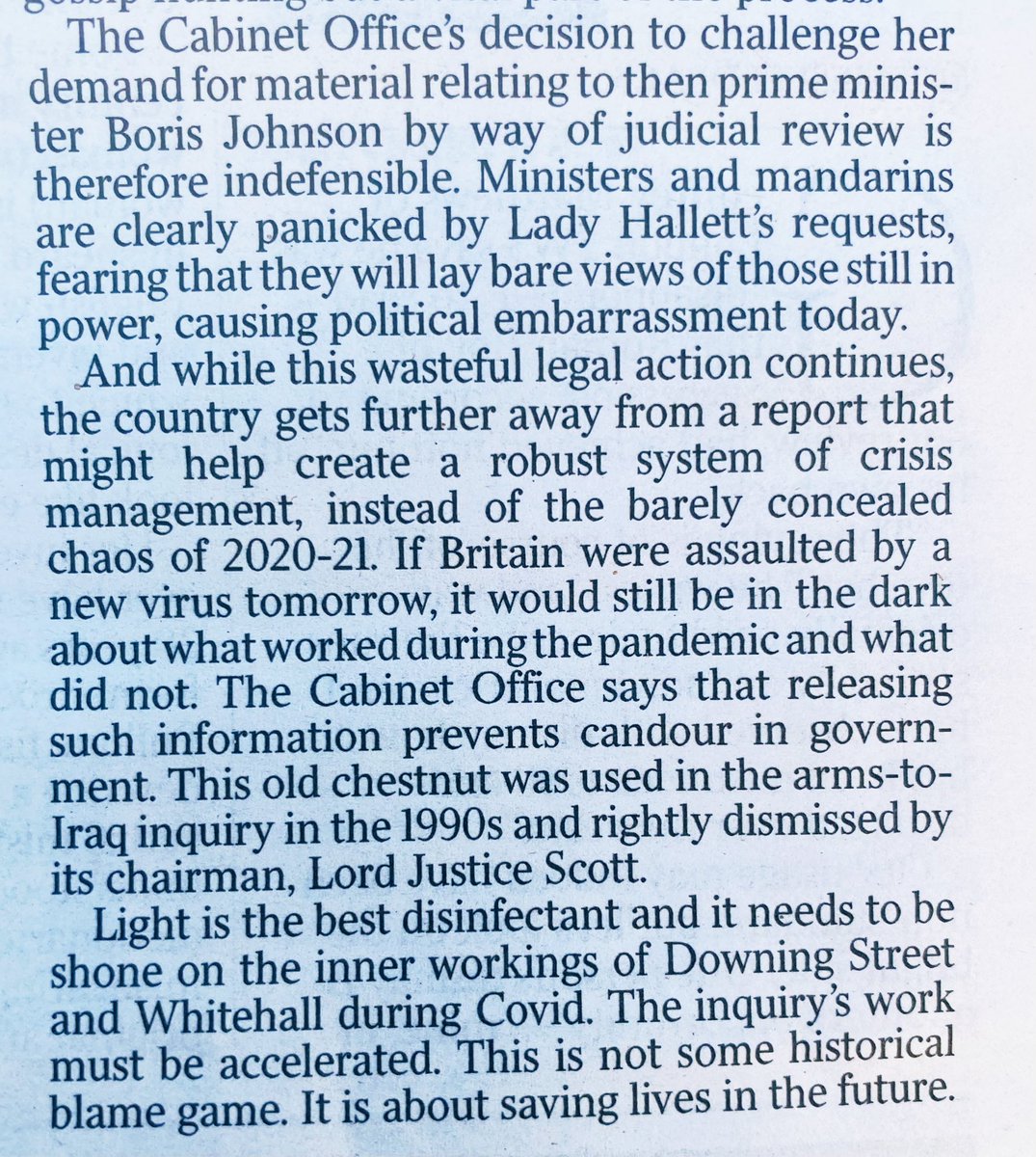 Oh dear Mr Integrity, Professionalism and Accountability <a href="/RishiSunak/">Rishi Sunak</a>, The Times thinks you’re being a dick.