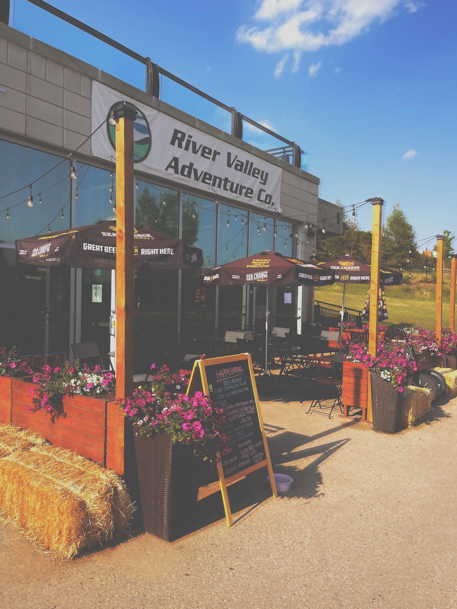Have you been by to check out our River Front Patio yet?! We are now open later on Fridays &amp; Saturdays! 
Be sure to stop by and check out our ice cold drinks and craft beer 🍻 
#edmonton #rivervalley #edmontonrivervalley #riverfrontpatio #edmontonriverfrontpatio #craftbeer