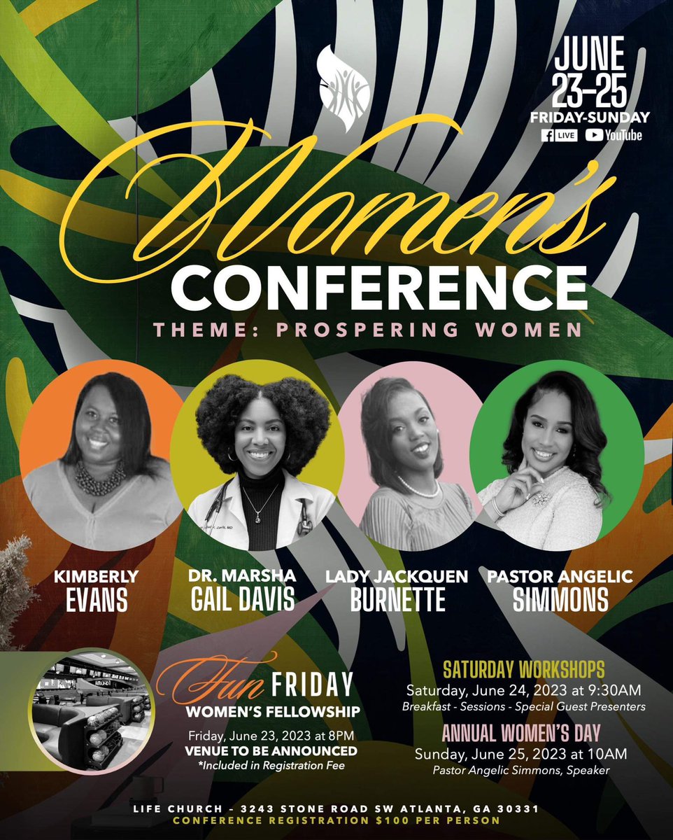moembee's tweet photo. It’s coming! It’s coming!
Ladies it’s your turn to shine, your turn to serve in excellence and to put your best foot forward. Each one reach at least one and we will have more than enough. You do not have to limit yourself to one. Invite as many women as you can!
#LIFEChurchATL https://t.co/OWnfpPPGi0