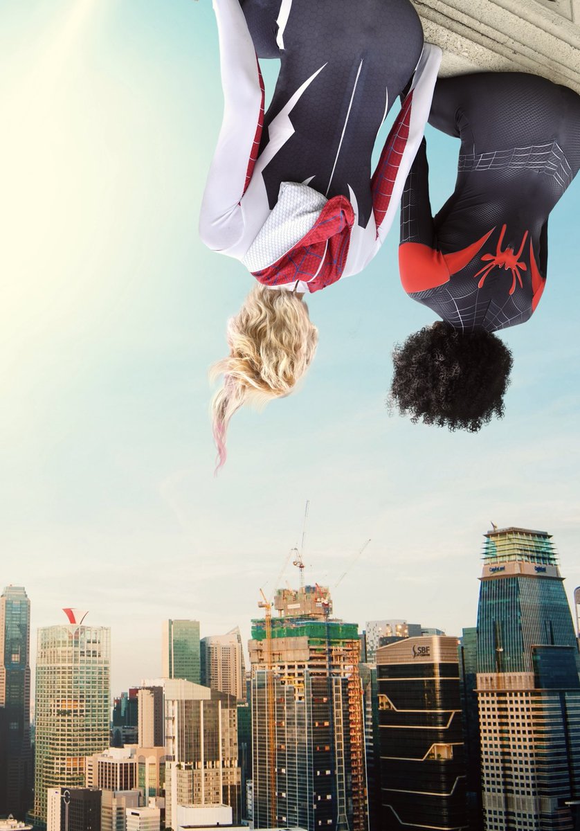 mooreamor_'s tweet photo. “One thing I learned from Miles. It’s all possible.”💕

.
.
🕷️: @kayladsoto 
📸: @caoimhe 
🎨: @caoimhe &amp; @reddd_sonja

.
.
@sonypictures @SonyAnimation @SpiderVerse #mooreamor #jasminepaigemoore #spidergwen #milesmorales https://t.co/OKkaS8glyc