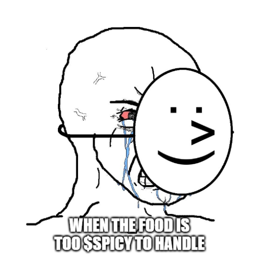 No_Clipx9's tweet photo. Too much spicy people around the cardano memecoins $SPICY, are we getting hotter than we think or we need more 🌶️🥵🥵?
@SpicyCoinADA 

#Cardano #memecoins #Spicy https://t.co/iIMSPatzUu