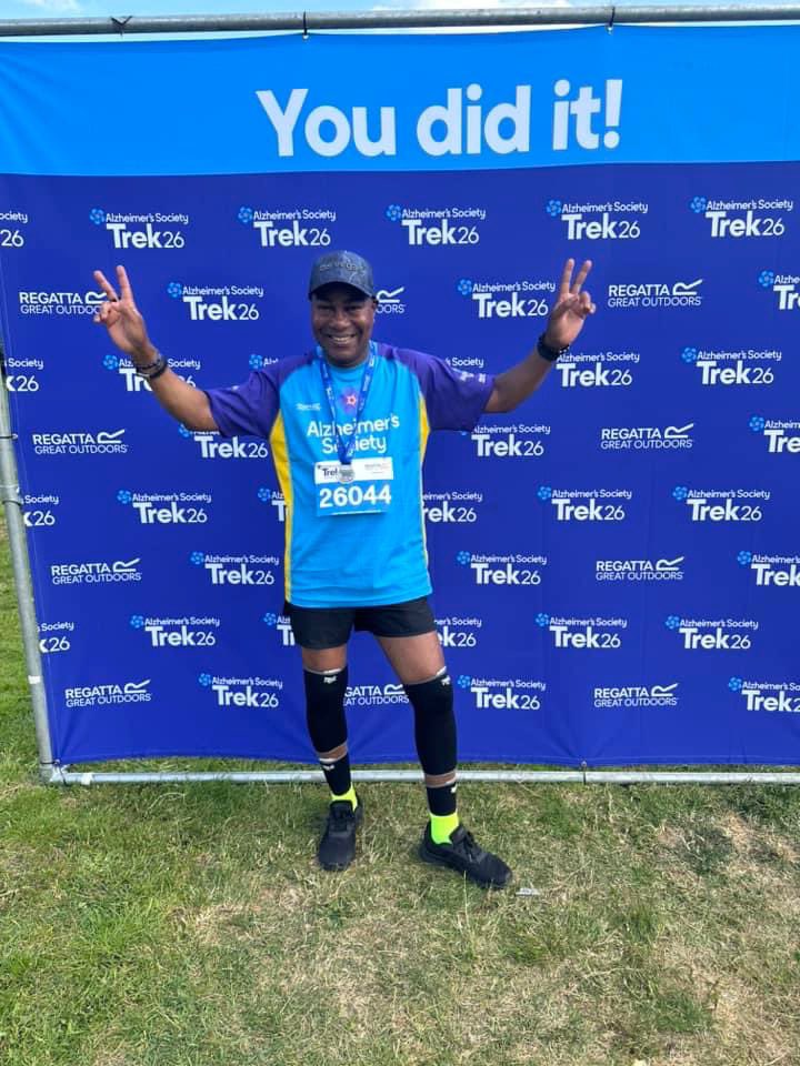 dayoolomu's tweet photo. "Exciting news! I completed the London Trek26 and raised funds for dementia awareness. With your support, I clocked 54,674 steps. However, I still need help reaching my fundraising goal. Please donate at https://t.co/JMdtaFQt22 #Trek26 https://t.co/B6hTGH6qYv