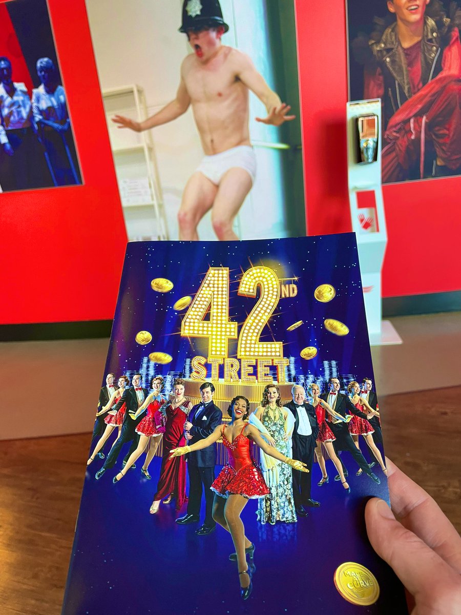 Here for the brand spanking new production #42Street #CurveTheatre