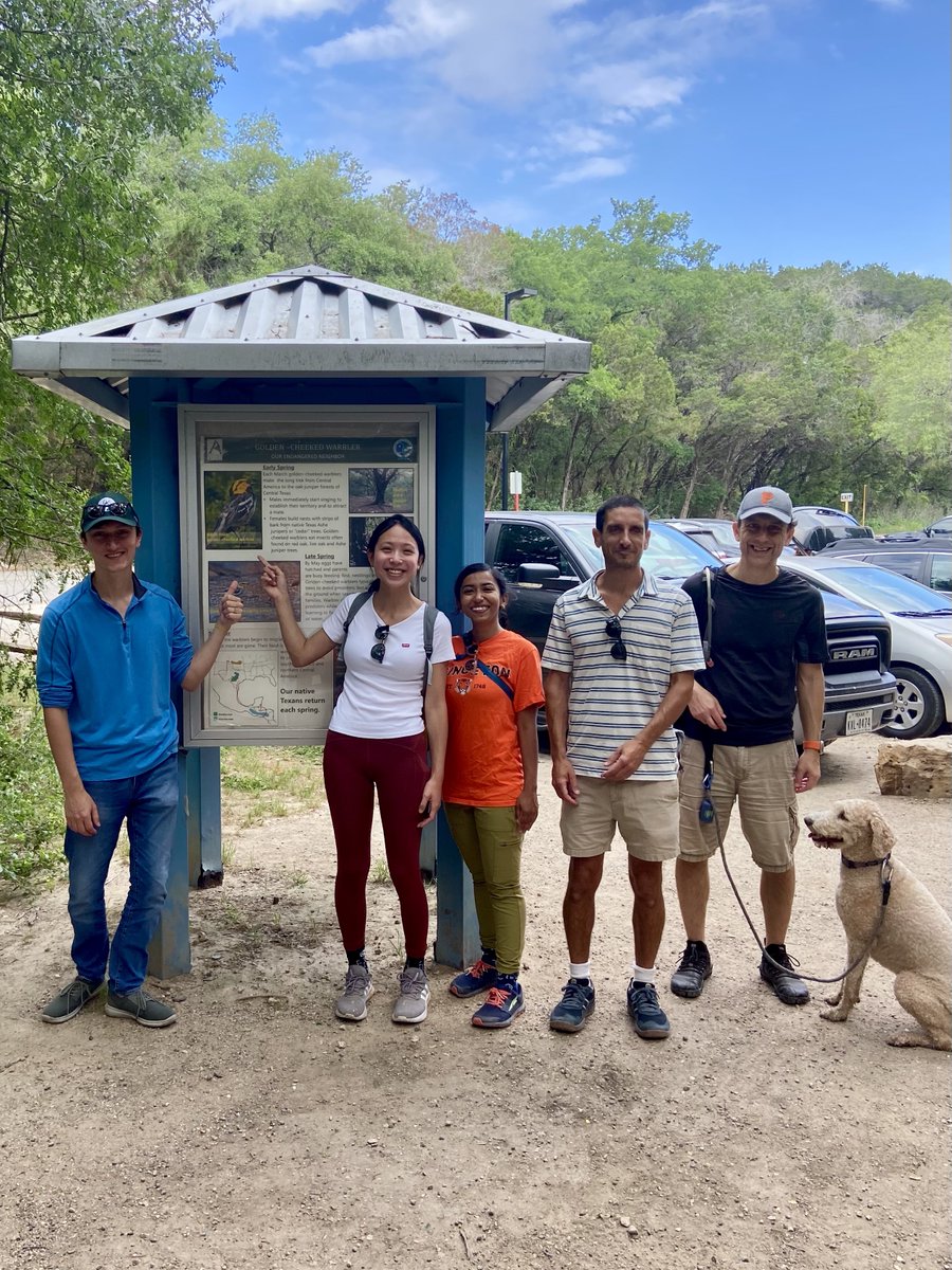 HalderAlaka's tweet photo. 🦃 Turkey Creek hike with @PCofAustin! 

We saw a pair of golden-cheeked warblers among the Ashe juniper trees. They're tiny, endangered, and only nest in Central TX (https://t.co/6NnZ9yFqZv)

I've lived in Austin for ~ 7 years and haven't seen any before https://t.co/64lz0U1XSP