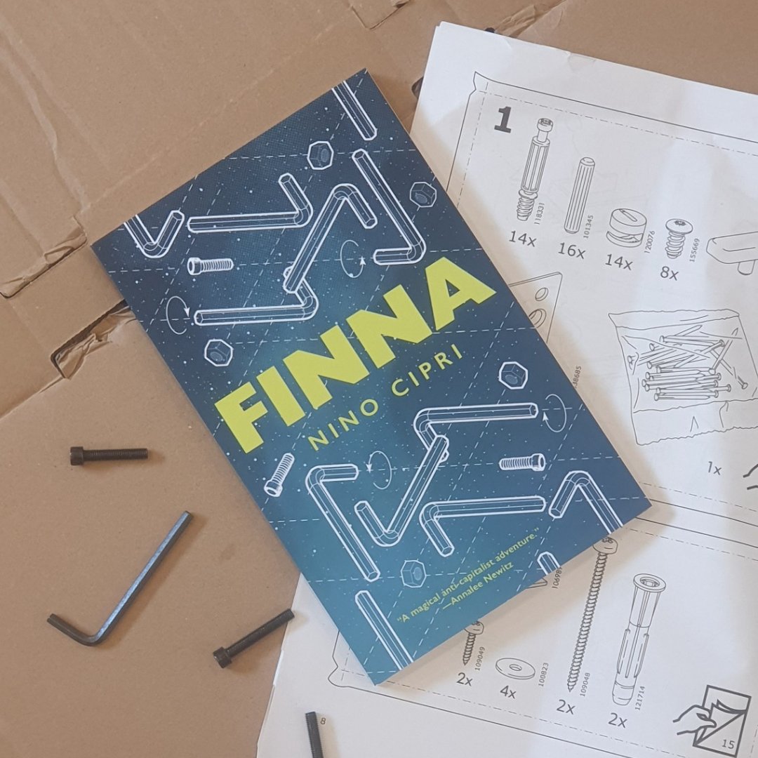 ABCSoupBookClub's tweet photo. This pride month we're reading Finna by Nino Cipri. Join us on our multiversal adventure by taking part in our discord discussion and tuning in for the next episode of the podcast to be released at the end of June! https://t.co/swn2F97Q6F