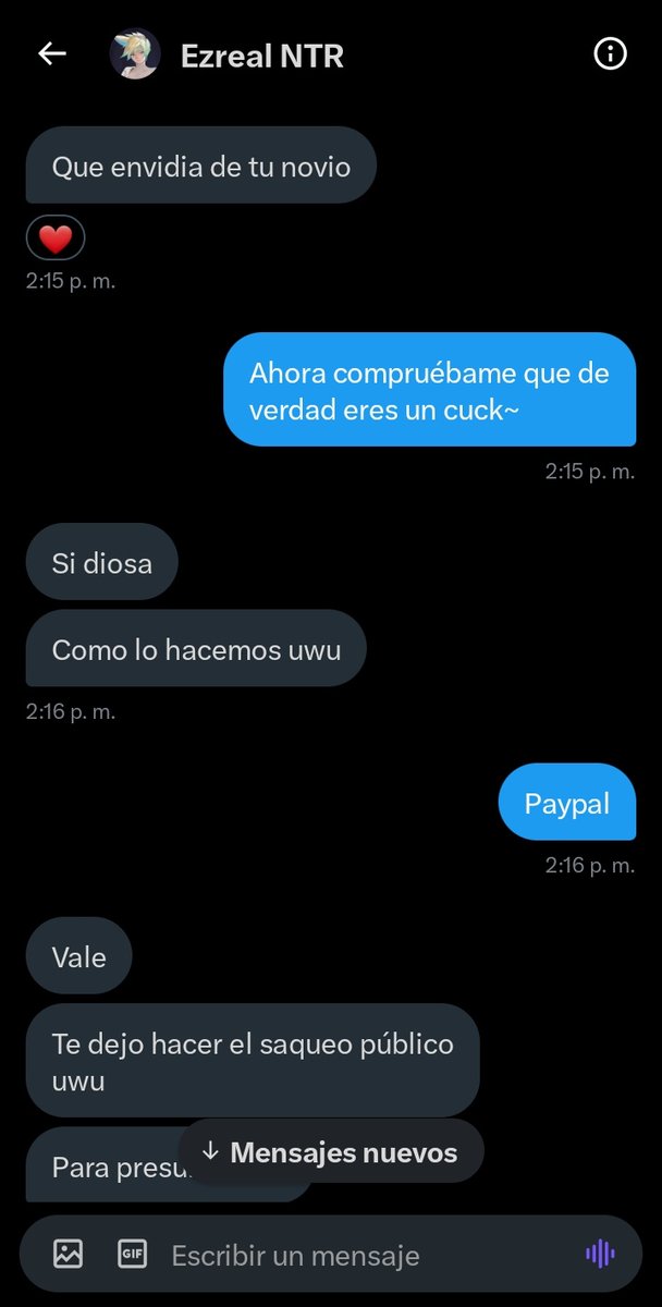 urarabbclover's tweet photo. Mi patético cuck beta @ezrealcuckoldsr está tan necesitado de afecto femenino que debe pagar a su ama para tener la atención que no puede conseguir por ser un cuck y un pitochico~ https://t.co/1kE0Hg8X8c