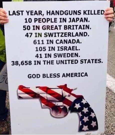BillEaster10's tweet photo. #GunReformNow
#BanAssaultWeapons
#BanHighCapacityMagazines
#FuckTheNRA #FuckTheNRA
#ThisIsWhoTheyAre
#TriggeredQopSnowflakes
#Repuglicans are #ProLifeMyAss https://t.co/aJgEvwqbCp