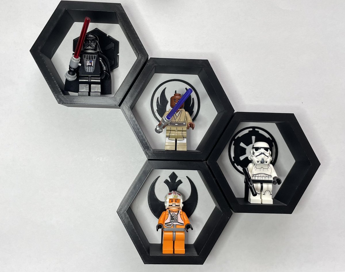Check out the newest addition to the Corellian Trading Co Etsy Shop! #newattheshop #starwars #lego #minifig #etsy #corelliantradingco #minifigdisplay #rebel #empire #jedi #sith #thesearethedisplaysyourelookingfor #3dprinting #plaplastic