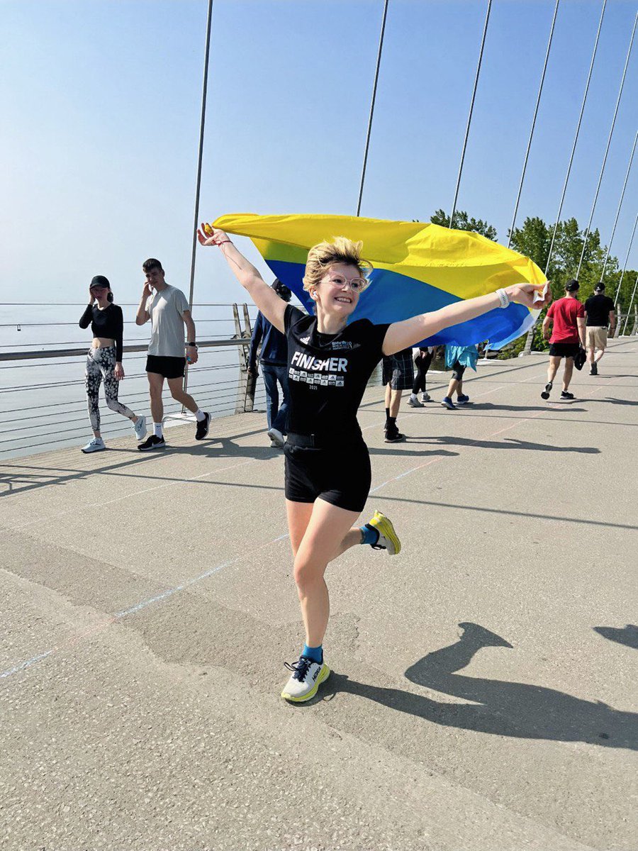 olhakorniienko's tweet photo. War is not over #runforukraine #toronto https://t.co/iFh2wbAcfQ