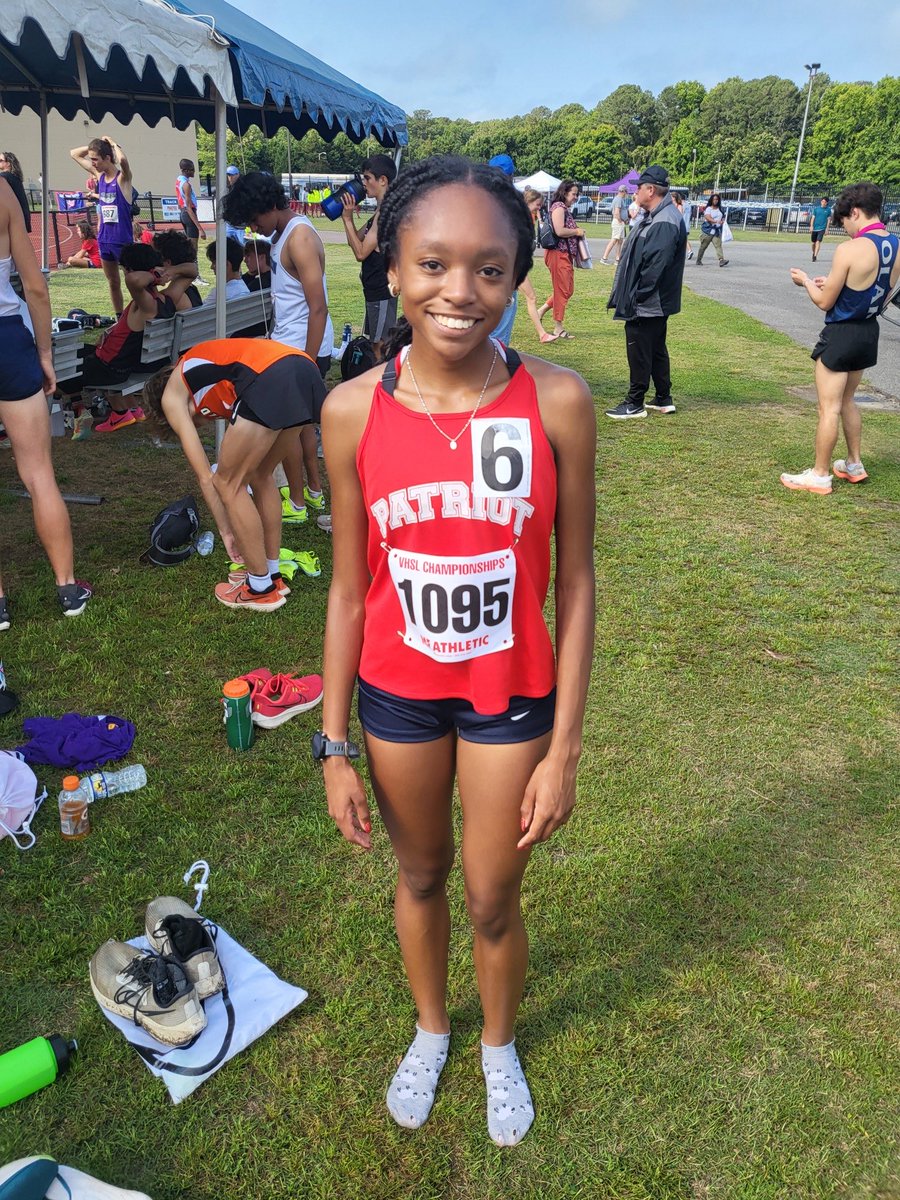 Congrats to Rena Johnson who finished 4th in 2 mile in 10:47 at the ⁦<a href="/VHSL_/">VHSL Athletics</a>⁩ State Championship!  ⁦<a href="/PatriotXCTF/">PatriotPioneersXC/T&F</a>⁩