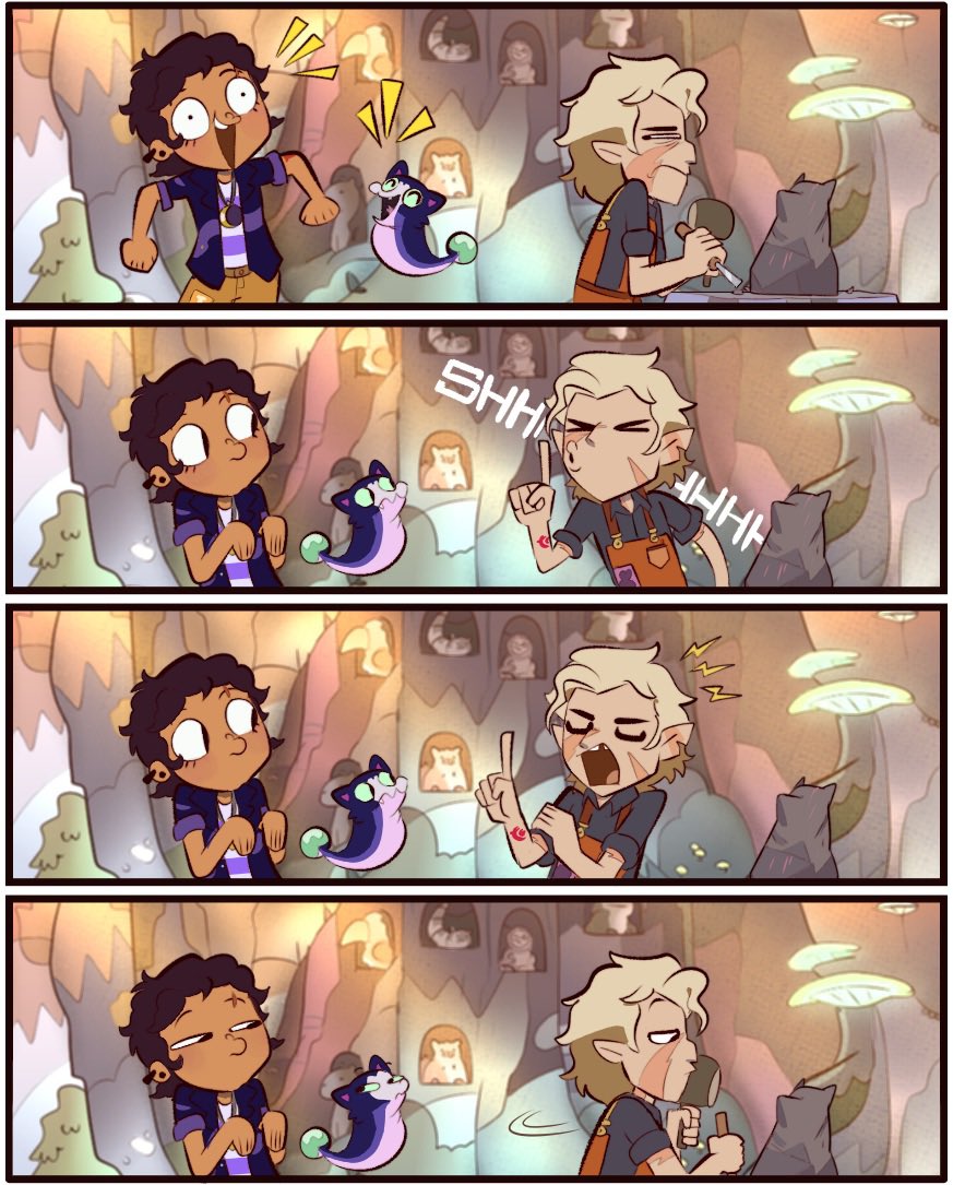 MoringmarkMark's tweet photo. Shhh #TheOwlHouse #toh https://t.co/PMoqKr0ebB