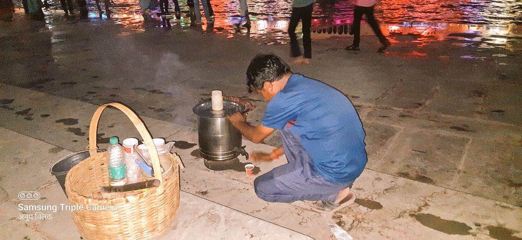 KanahiyaLal lemon tea at Saryu ji Ghat, Ayodhya. Do taste, great serve