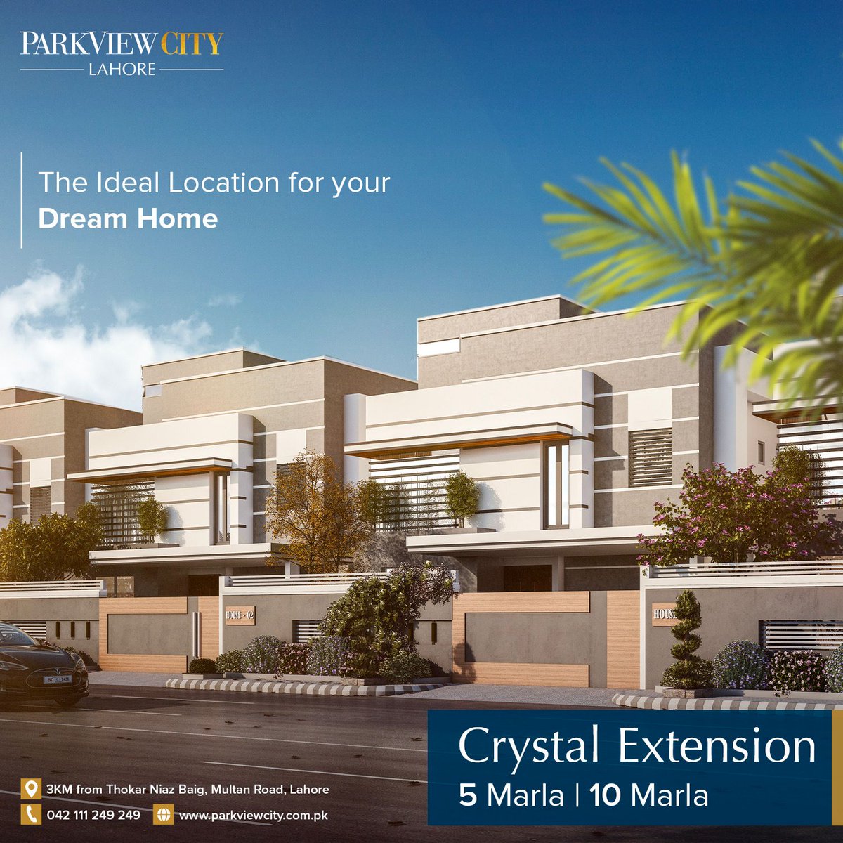 Crystal Extension is the ideal location where you and family can enjoy all the luxuries life has to offer in the most affordable of prices. ParkView City Lahore offers 5 Marla and 10 Marla ready for possession plots in Crystal Extension.

 #CrystalExtension #ResidentialPlots