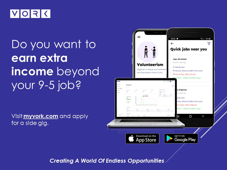 vorkcompany's tweet image. Become a volunteer, a worker and an employer. 
Join us on an exciting journey! #volunteer #work #vork #ghana #Newsfile #accra achimota adomtv #CitiNewsroom
#JoyNews #peacefm myvork.com